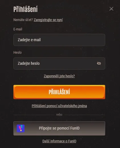 Neon54 Přihlášení